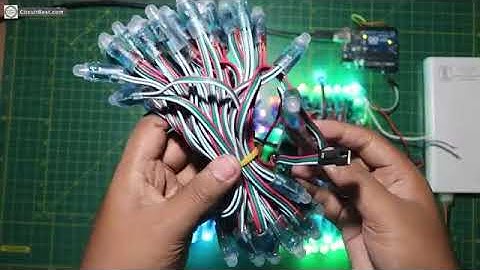 How to control WS2811 RGB LED with Arduino