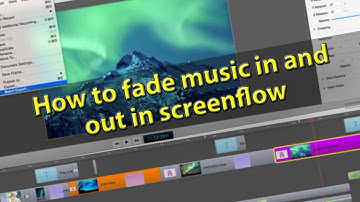 Screenflow 5 Tutorial - How to fade music in and out in screenflow