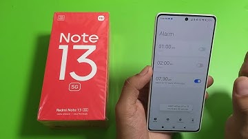 Redmi Note 13 5G: Set Clock Alarm | How to set mi alarm on redmi smart phone