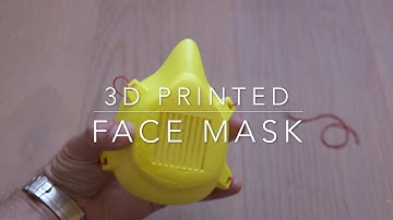 3d printed face mask