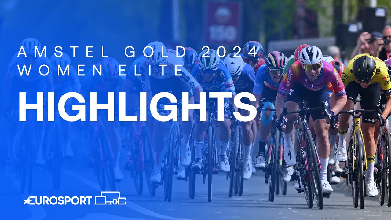 LAST SECOND TWIST! 🤯 | Amstel Gold 2024 Women's Race Highlights | Eurosport Cycling