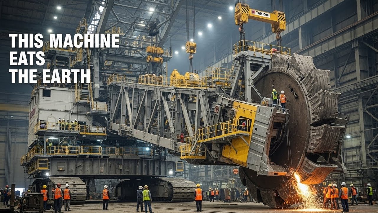 World’s Largest Mining Machine Built From Zero | TAKRAF SRS 8000 Documentary.