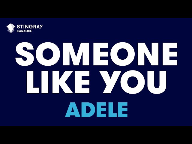 Adele - Someone Like You (Karaoke With Lyrics) class=