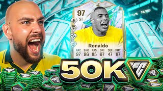 50K FC Points Decides My Team w/ 97 GREATS OF THE GAME R9 RONALDO!