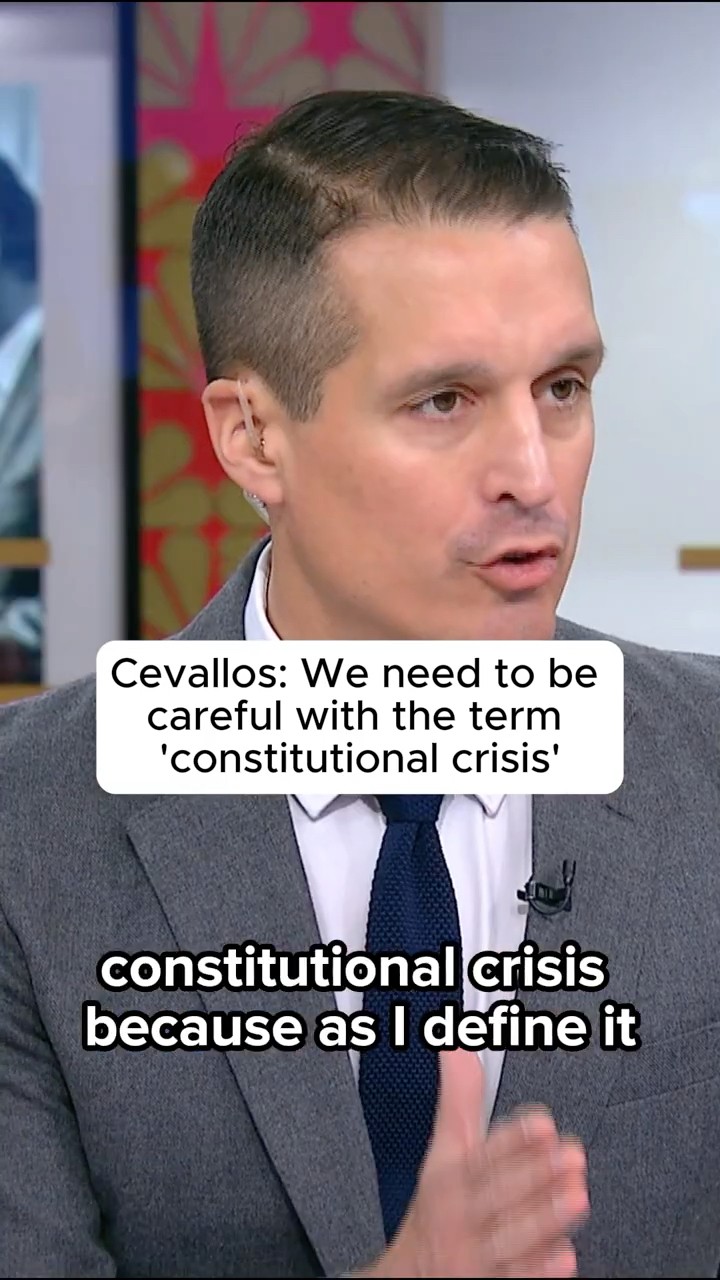 Cevallos: We need to be careful with the term 'constitutional crisis'