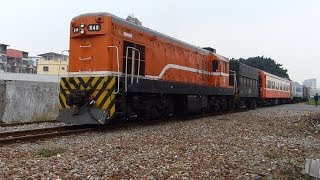 2014.-4.-7 R48於前鎮車場調車行經二聖路平交道(7221次/7221B次)(調度7221次編組)