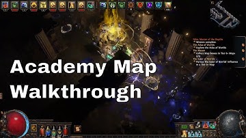 Academy Full Map Playthrough Path of Exile