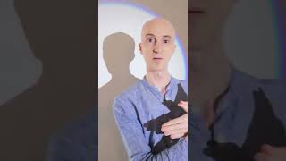 How to make a simple hand shadow bird