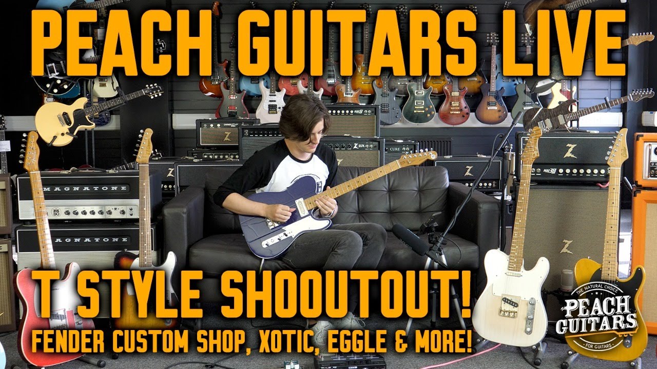 Peach Guitars LIVE! - T Style Shootout!