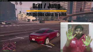 Hand Gesture Steering Control using OpenCV and MediaPipe | Computer Vision Project