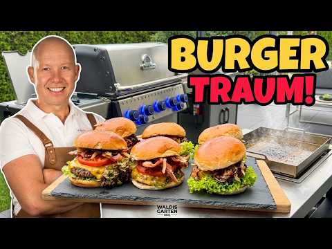 Perfekte Burger von der Edelstahl-Plancha! 🔥 | Broil King Gasgrill Test