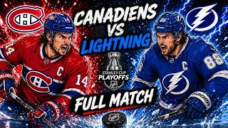 🔴 Canadiens vs Lightning | FULL MATCH | Stanley Cup Playoffs | NHL 26 Simulation