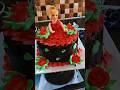 Red rose 🌹 cake decorating, gulab phool wala cake 🎂 lovely cake #design #viral #shots #explore