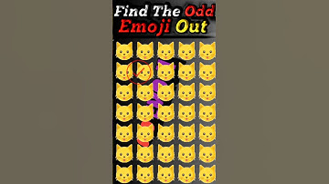 Find The Odd Emoji 😛 | Memory Test Challenge 🤯 || part 9 || #shorts #emojichallenge