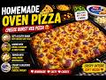 Homemade Oven Pizza Recipe 🍕 | Veg Pizza at Home | Easy Pizza Dough with Dry Yeast #pizza