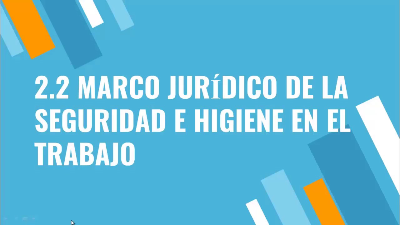 2.2 MARCO JURÍDICO DE LA SEGURIDAD E HIGIENE EN EL TRABAJO - YouTube