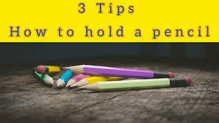 To Hold A Pencil. Fine Motor Development.পঞচল কনদৰ ধৰবল শকব L