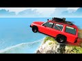 Driving Off A 10,000FT CLIFF! Jumps & Crashes