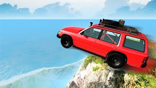 Driving Off A 10,000FT CLIFF! Jumps & Crashes