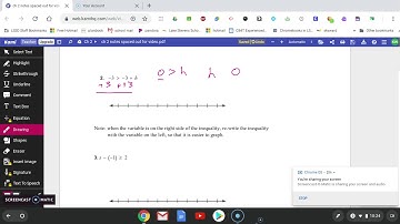 2.2 video solving inequalities using addition or subrtraction
