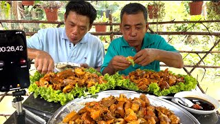 Thật Sự Không Dám Nghỉ 30 Phút Ăn Hết 5 Ký Dồi Trường Thú Linh Bò Khìa Nước Dừa Và Cái Kết | ATĐQ