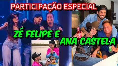 SHOW DE LEONARDO TEM CLIMA DE ROMANCE: ANA CASTELA E ZÉ FELIPE JUNTINHOS NO PALCO!