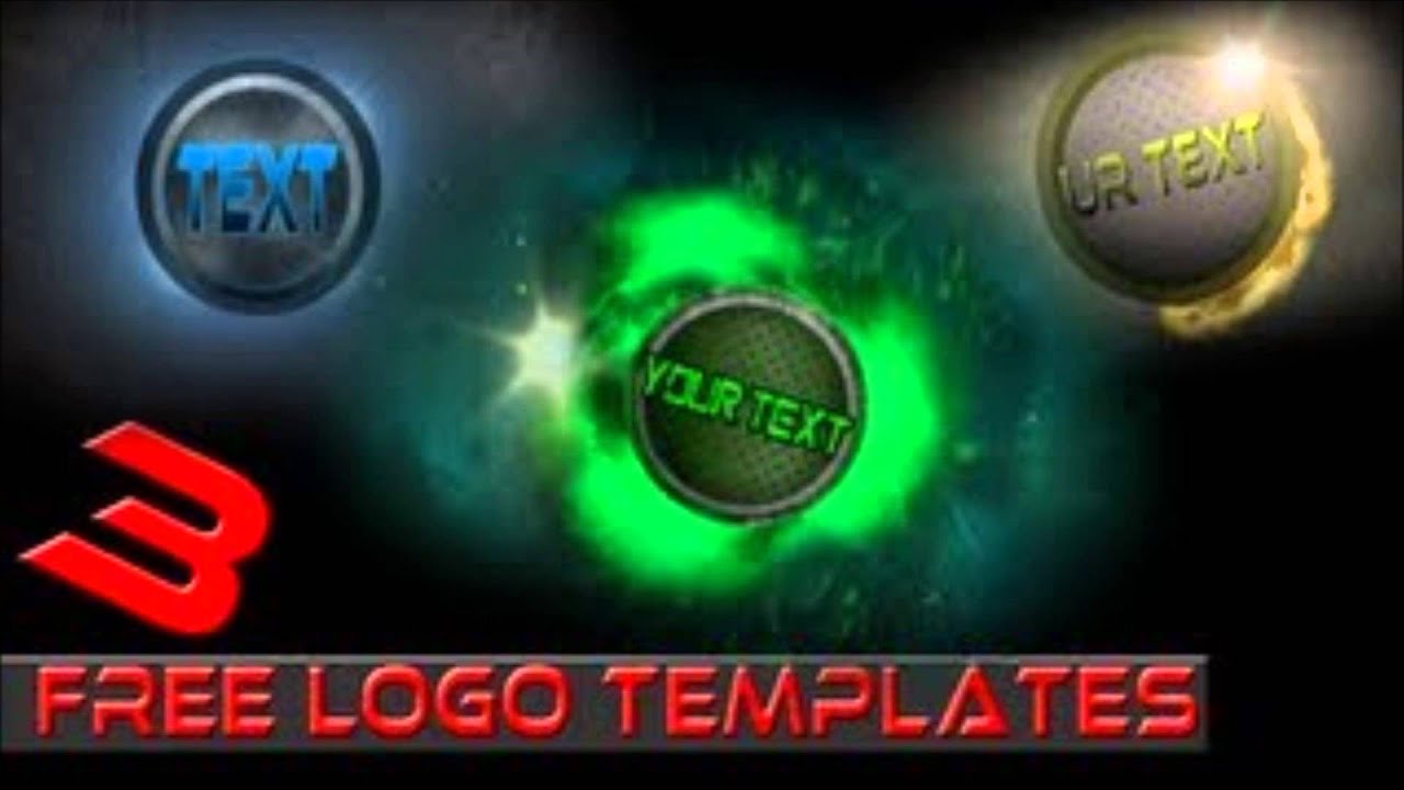3 awesome logo templates youtube youtube logo template