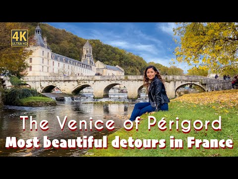 TRAVEL WITH ME: AUTUMN WALK in MEDIEVAL TOWN of BRANTÔME-EN-PÉRIGORD, DORDOGNE, FRANCE #countrylife