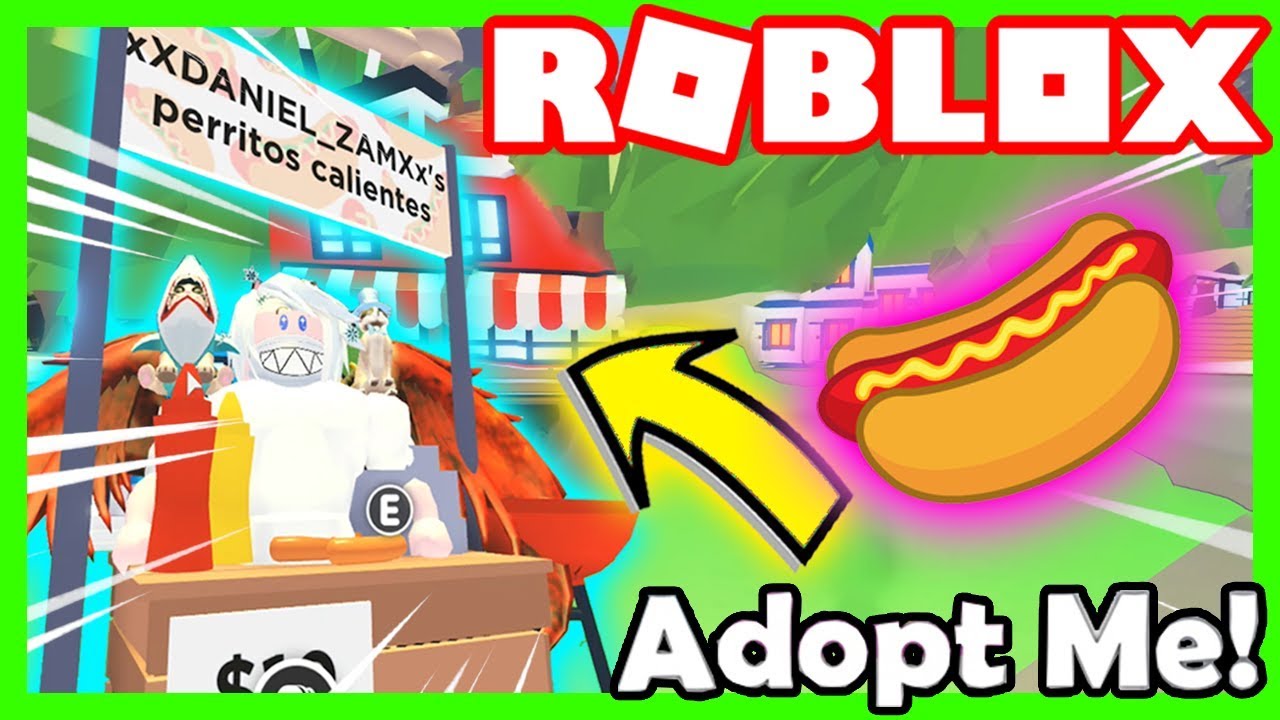 🌭 COMO tener el NUEVO PUESTO DE HOTDOG 😋 en ADOPT ME ROBLOX! con Subs 😜