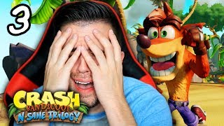 I DON'T REMEMBER THIS BEING SO HARD!! | Crash Bandicoot Remastered Walkthrough PS4 (Part 3)