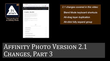 Affinity Photo Version 2.1 Part 3: Blend Mode Shortcuts & Layer Duplication and Grouping