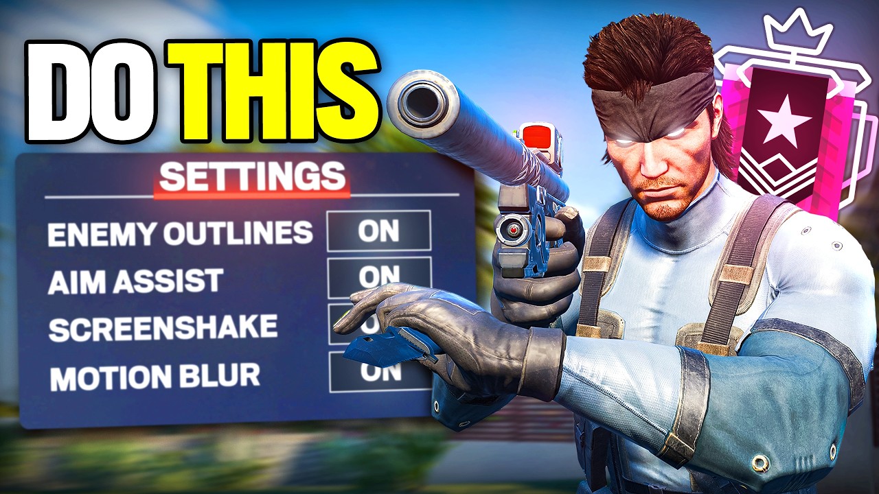 THE BEST SIEGE SETTINGS (PRO TIPS)