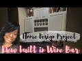 Home Bar Idea for Small Spaces | Home bar + before and after
