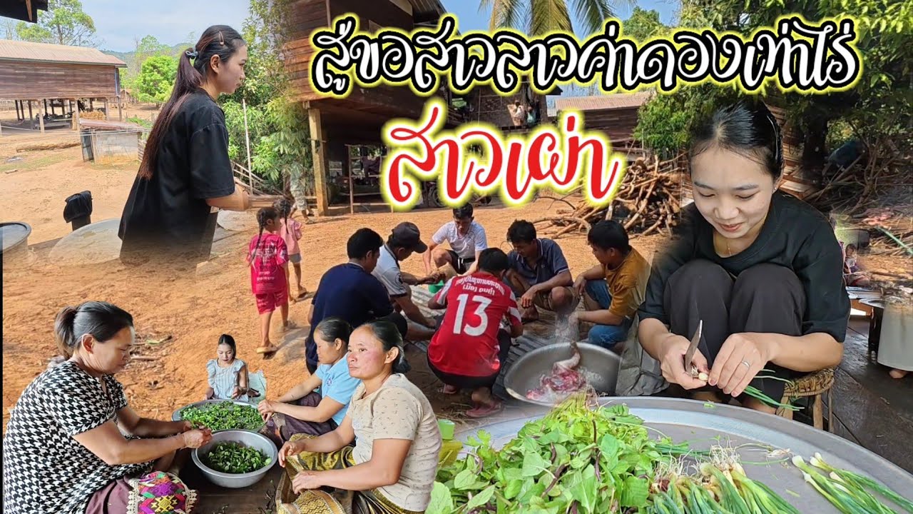 มาขอสาวบ้านท่ง มาดูว่าค่าดองจะเท่าไร่ #ค่าดองสาวลาว