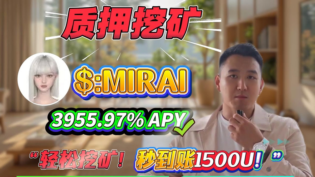 💵 我靠Solana质押MIRAI拿到高收益年化3955.97%！全程无风险、可随时提现！