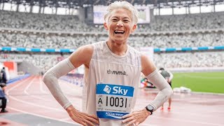 Tokyo Legacy Half 2023] Half marathon goal achieved in pouring
