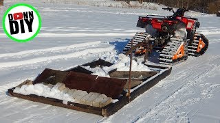 Homemade Ski Trail Groomer