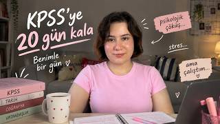 Kpss'ye 20 Gün Kala Psikolojik Çöküş! | Benimle 1 Gün ✨