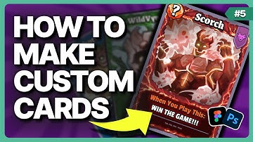 Using FIGMA & PHOTOSHOP To Make Card Games | DEV UP