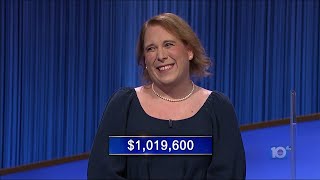 Amy Schneider keeps on winning on Jeopardy!