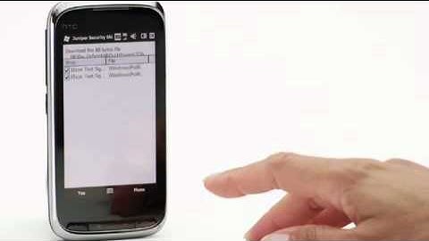 Juniper: Windows Mobile Antivirus
