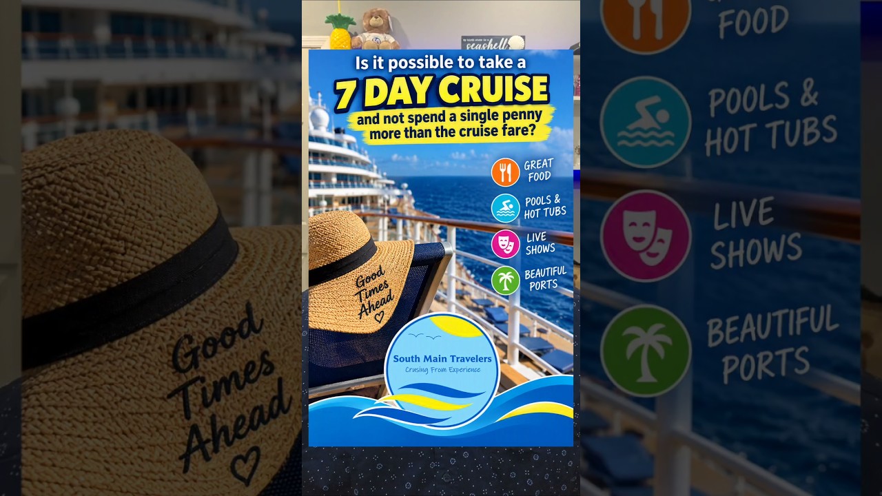 Most cruisers spend extra $$$ onboard, but what if you didn't? #cruise #travel #TravelTips #vacation