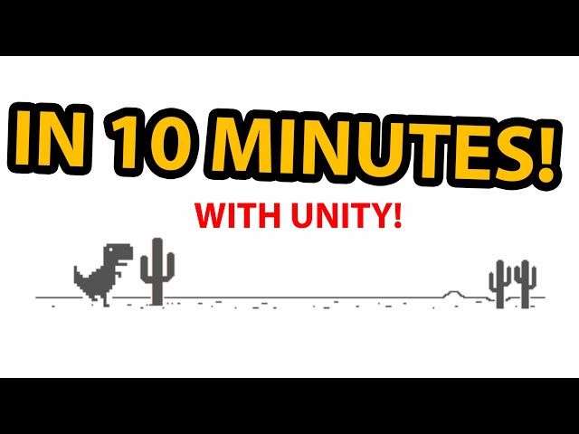 Unity Tutorial How To Make Simple Dinosaur Run Game (T-Rex Chrome Game  Clone) For Android In Unity? - Unity Forum
