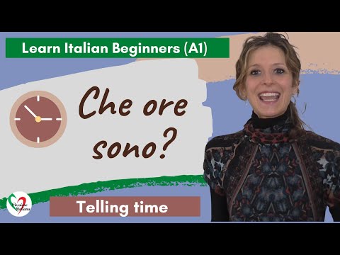 18. Learn Italian Beginners (A1): Telling time