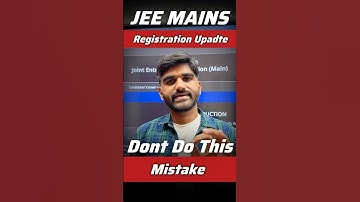 NTA Update✅ Application Form JEE Mains 2026 Rejected⚠️ | JEE Mains Registration form filling 2026