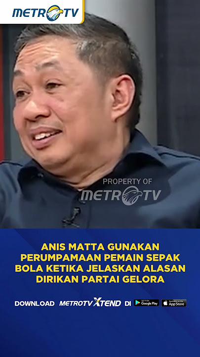 Anis Matta Jelaskan Mengapa Dirinya Bentuk Partai Gelora #shorts