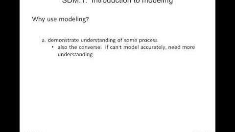 species distribution modeling lecture