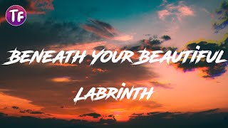 Video thumbnail of "Labrinth - Beneath Your Beautiful (Lyrics)"