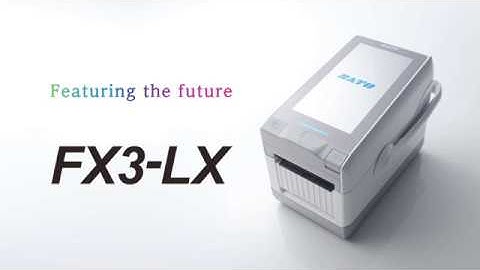 FX3 LX 3-inch cloud-connected touchscreen label printer