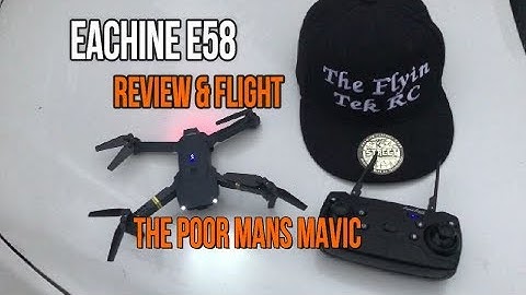 Eachine E58 DJI MAVIC CLONE Full Review Flight And Final Thoughts (Courtesy Eachine)